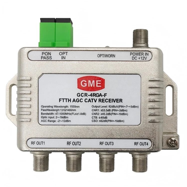 Hva er applikasjonsscenariene til FTTH AGC -kabelmottaker?