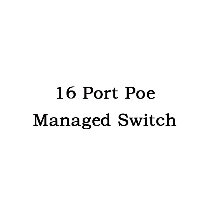 16 Port Poe Managed Switch