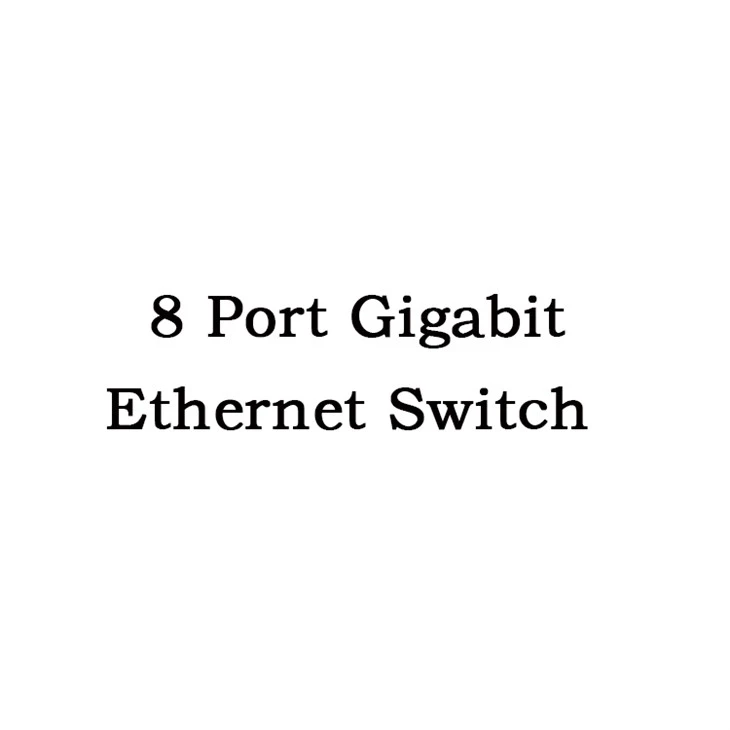 8-porters Gigabit Ethernet-svitsj