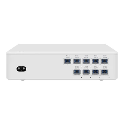 8-porter aktiv optisk fibersplitter